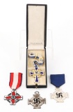 WWII GERMAN FIRE / MOTHERS & SERVICE CROSS LOT