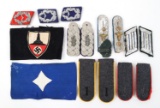 WWII GERMAN ARMED FORCES SHOULDER TABS & ARMBANDS
