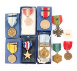 WWII - KOREAN WAR US ARMED FORCES MEDAL LOT OF 9