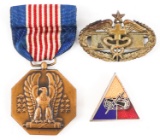 WWII US ARMY NAMED SOLDIERS MEDAL FOR VALOR