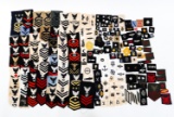 WWII - MODERN US NAVY RANK & RATE PATCH LOT