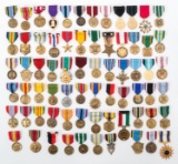 US ARMED FORCES SERVICE AWARD MEDALS LOT OF 75
