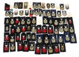 COLD WAR US NAVY CPO & MCPO BULLION RANK PATCHES