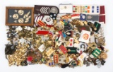 WORLD MILITARY BADGE - PIN & INSIGNIA LOT OF 5 LBS