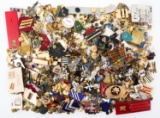 WORLD MILITARY BADGE - PIN & INSIGNIA LOT OF 5 LBS