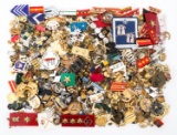 WORLD MILITARY BADGE - PIN & INSIGNIA LOT OF 5 LBS
