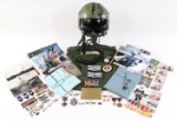 VIETNAM WAR NAMED USAF PILOT GROUPING & HELMET