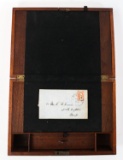 CIVIL WAR NAMED SURGEON TRAVEL SLOPE DESK
