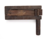 WWI BRITISH GAS ALERT / TRENCH ALARM WOOD RATTLE
