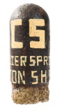 CIVIL WAR CONFEDERATE BURTON ORDNANCE SHELL