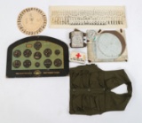 WWII AVIATION GEAR AND C-1 SURVIVAL VEST LOT