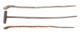 CIVIL WAR ERA WOOD WALKING STICKS / CANE LOT OF 3