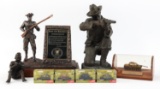 US SOLDIER DISPLAY STATUES & TANK TOYS