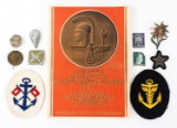 WWII GREAT GERMAN ART EXHIBITION BOOK 1940 & PINS