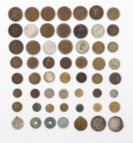 Post WWI - WWII GERMAN AND FRENCH CURRENCY COINS
