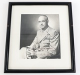 GENERAL OMAR N. BRADLEY SIGNED STUDIO PHOTO