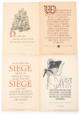 WWII GERMAN NSDAP WEEKLY MUCHEN DISTRICT POSTERS