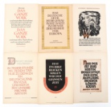 WWII GERMAN NSDAP WEEKLY MUCHEN DISTRICT POSTERS