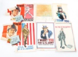 WWII - COLD WAR POSTERS AND AAF ESCAPE MAP