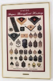 US ARMY MEDICAL ENLISTED RANK INSIGNIA POSTER