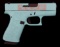 CUSTOM GLOCK 43X TEAL 9mm CAL PISTOL