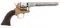 MOORE'S PATENT FIREARMS CO. MODEL BELT REVOLVER