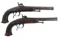 1847 FRENCH MLE 1833 CAVALRY OFFICERS PISTOL PAIR