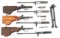 WWII RUSSIAN DP-28 MACHINE GUN PARTS LOT