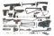 UZI AND STEN STOCK AND RECEIVER PARTS LOT