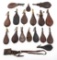 LEATHER SHOT POUCHES - LOT OF 18