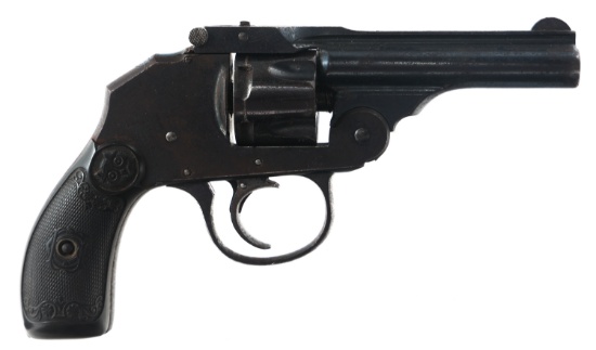 IVER JOHNSON SAFETY HAMMERLESS .32 CAL REVOLVER