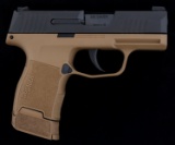 SIG SAUER MODEL P365 RTXR3 COY 9mm TACPAC PISTOL