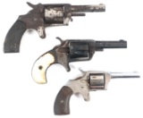 SPUR TRIGGER REVOLVERS LOT OF 3