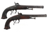 1847 FRENCH MLE 1833 CAVALRY OFFICERS PISTOL PAIR