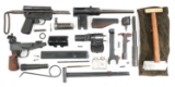 WWII FBP AND STEN MK4 SUB MACHINE GUN PARTS
