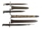 19th C. - WWII US KRAG & M1 BAYONET LOT OF 4