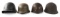 WWII - COLD WAR WORLD MILITARY HELMET LOT OF 4