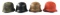 WWII NORWEGIAN & GERMAN FIRE POLICE HELMET LOT