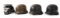 WWII GERMAN REFURBISHED & MODERN HEADGEAR LOT