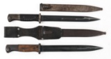 WWII GERMAN K98 COMBAT BAYONET LOT OF 2