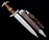 WWII GERMAN SA DRESS DAGGER BY ERNST PACK & SOHNE