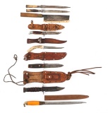 WWI - WWII THEATER MADE KNIFE LOT OF 8