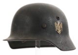 WWII GERMAN KRIEGSMARINE DOUBLE DECAL M35 HELMET