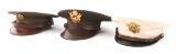WWII US ARMY OFFICER AND ENLISTED SERVICE CAPS
