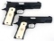 COLT GOLD CUP .45 ACP SEQUENTIAL PISTOL PAIR