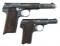 ASTRA 9mm PISTOLS FOR REPAIR LOT OF 2