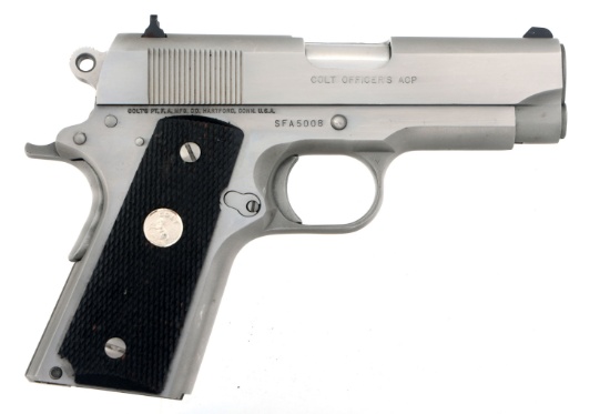 1985 COLT Mk IV SERIES 80 OFFICERS .45 ACP PISTOL