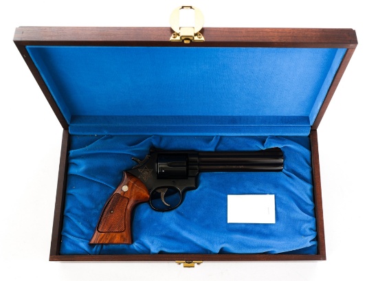CASED S&W MISSISSIPPI COMMEMORATIVE M586 REVOLVER