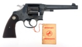 1939 COLT NEW SERVICE .38 SPECIAL CALIBER REVOLVER