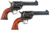 SEQUENTIAL ASM NEW DAKOTA MODEL 1873 REVOLVERS